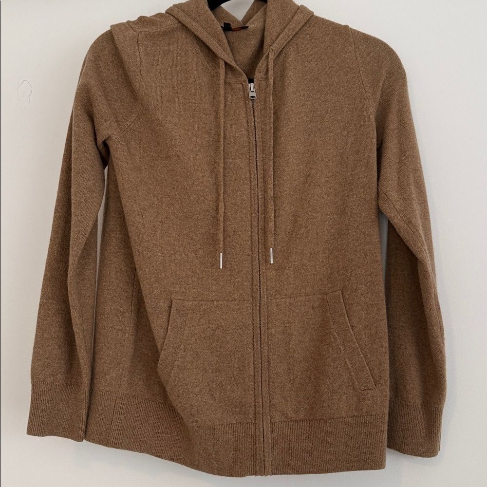 Quince Mongolian Cashmere Fullzip Hoodie XS NWOT - Picture 9 of 12